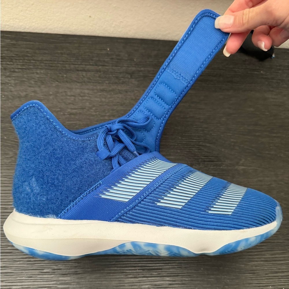 Adidas James Harden B/E 3 J Collegiate Blue Basketball Shoes EF3603 Size 6 - Picture 8 of 16